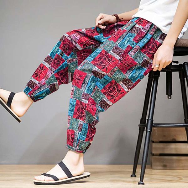 incerun men casual pants printed joggers streetwear lace up bottoms vintage chic harem pants leisure cotton pantalones hombre, Black
incerun men casual pants printed joggers streetwear lace up bottoms vintage chic harem pants leisure cotton pantalones hombre, Black