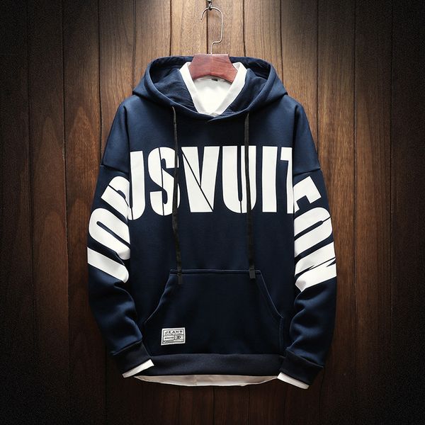 hoodies men hooded printed leisure loose harajuku pockets sweatshirts mens korean style simple pullovers, Black
hoodies men hooded printed leisure loose harajuku pockets sweatshirts mens korean style simple pullovers, Black