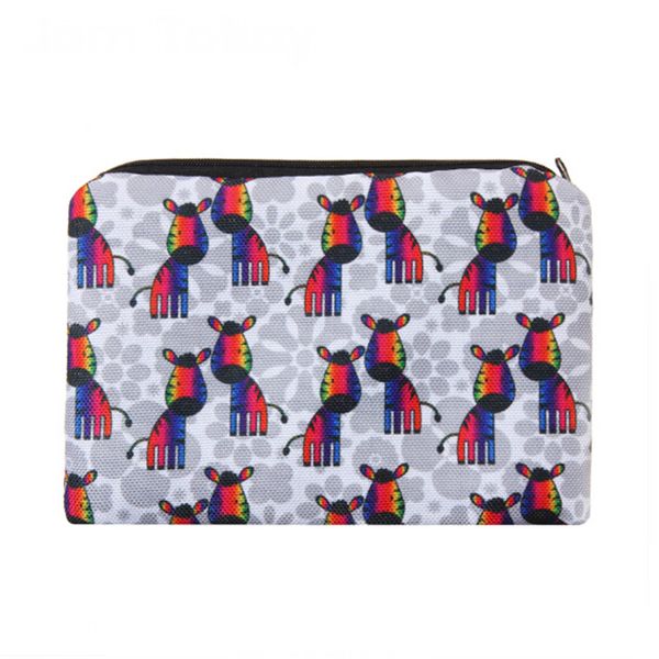 new toiletry organizer case colorful zebra 3d printed women cosmetic bag neceser makeup bag travel bolsos mujer de marca famosa
new toiletry organizer case colorful zebra 3d printed women cosmetic bag neceser makeup bag travel bolsos mujer de marca famosa