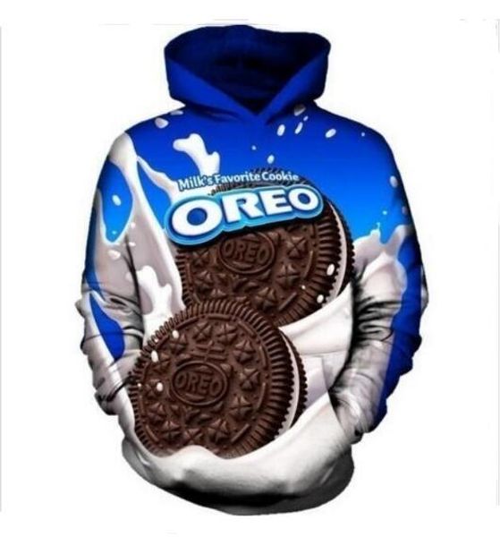 new fashion sweatshirt men / women 3d print hoodies oreo food casual hooded hoodies lr068, Black
new fashion sweatshirt men / women 3d print hoodies oreo food casual hooded hoodies lr068, Black