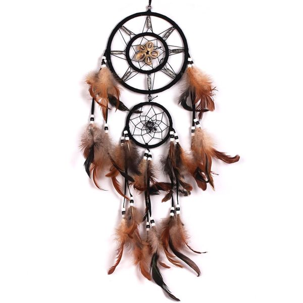 dream catcher with feathers wall hanging decoration decor bead ornament brown
dream catcher with feathers wall hanging decoration decor bead ornament brown