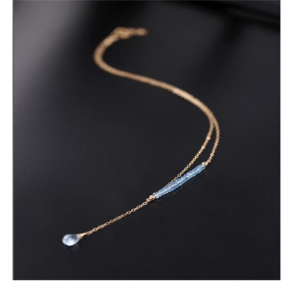 daimi sky blue z necklace female genuine yellow 14k gold injection pendant gift, Silver
daimi sky blue z necklace female genuine yellow 14k gold injection pendant gift, Silver
