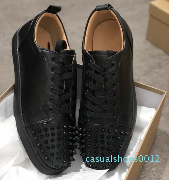 luxury sneaker studded spikes men trainers red bottom grey new designer brand flats 100% genuine leather for us 5-12 zone c12, Black
luxury sneaker studded spikes men trainers red bottom grey new designer brand flats 100% genuine leather for us 5-12 zone c12, Black