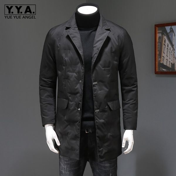 smart casual winter fashion plus size single breasted down coats long sleeve lapel thin warm medium length mens outerwear coats, Black
smart casual winter fashion plus size single breasted down coats long sleeve lapel thin warm medium length mens outerwear coats, Black