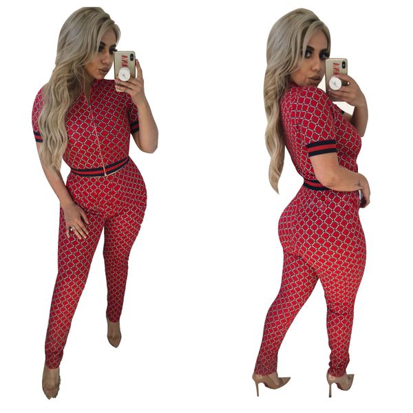 vestidoes одежда для девушек женщины лето красного спортивные костюмы топы zipper длинные брюки 2pcs дизайнерская костюмы, White
vestidoes одежда для девушек женщины лето красного спортивные костюмы топы zipper длинные брюки 2pcs дизайнерская костюмы, White