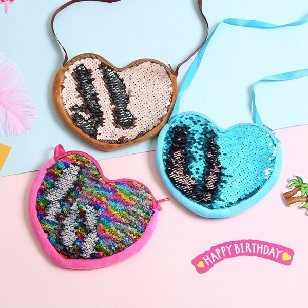2020 kid baby girl love hearts sequins crossbody coin purse wallet clutch bags colorful rainbow purses props
2020 kid baby girl love hearts sequins crossbody coin purse wallet clutch bags colorful rainbow purses props
