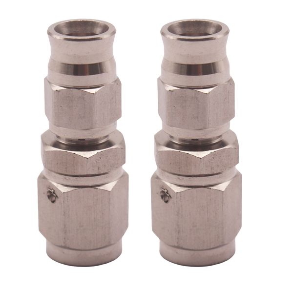 2pcs 3an straight hose fitting, swivel hose fitting adapter for turbo oil feed hose, coolant systems, oil pressure systems, gauge lines
2pcs 3an straight hose fitting, swivel hose fitting adapter for turbo oil feed hose, coolant systems, oil pressure systems, gauge lines