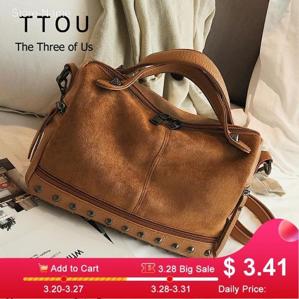 ttou fashion women handle shoulder bags with rivets leather female large capacity tote bags dropshipping new
ttou fashion women handle shoulder bags with rivets leather female large capacity tote bags dropshipping new