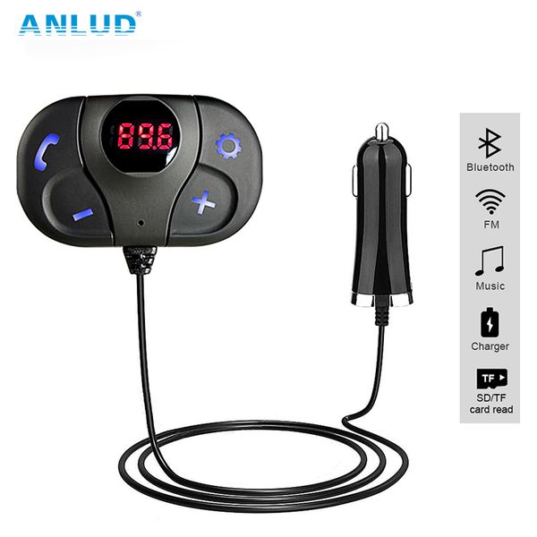 anlud fm transmitter bluetooth car kit handscall tf card mp3 music player usb charger magnetic car fm transmitter modulator
anlud fm transmitter bluetooth car kit handscall tf card mp3 music player usb charger magnetic car fm transmitter modulator
