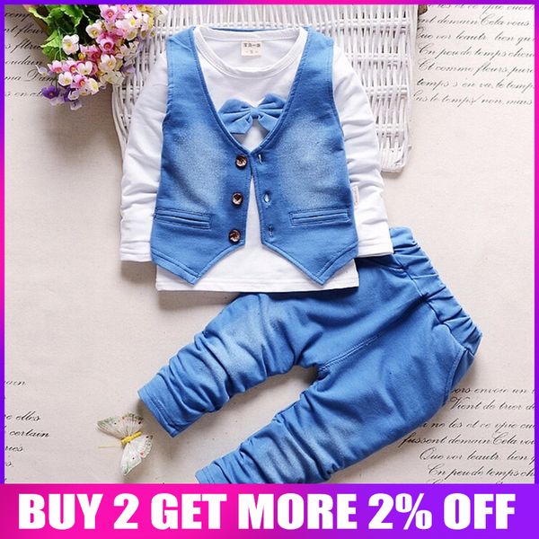 bibicola autumn fashion infant clothing baby suit baby boys clothes gentleman bow t-shirt + vest + pants casual clothes set, White
bibicola autumn fashion infant clothing baby suit baby boys clothes gentleman bow t-shirt + vest + pants casual clothes set, White