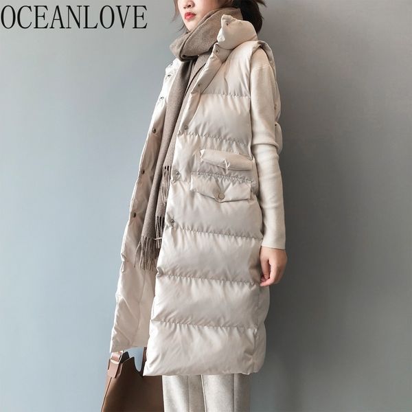 oceanlove solid long women vest 2019 winter single breasted thick chalecos para mujer warm all match new chaqueta mujer 13146, Black;white
oceanlove solid long women vest 2019 winter single breasted thick chalecos para mujer warm all match new chaqueta mujer 13146, Black;white