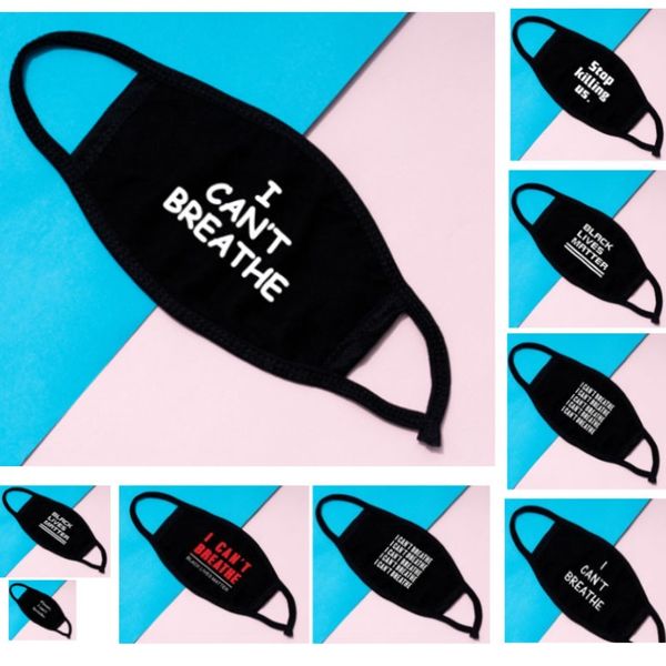 9 style i cant breathe masks design face mask black cotton 2 layer mask dust-proof reusable life mask xd23619
9 style i cant breathe masks design face mask black cotton 2 layer mask dust-proof reusable life mask xd23619