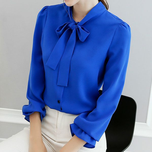 2019 spring summer blouses women's long-sleeved casual chiffon shirt women's casual overalls office shirts camisas femininas, White
2019 spring summer blouses women's long-sleeved casual chiffon shirt women's casual overalls office shirts camisas femininas, White