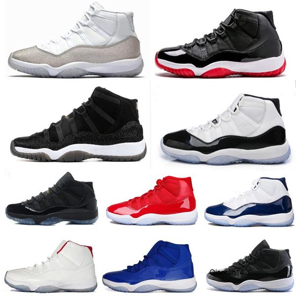 11s men basketball shoes 11 wmns metallic silver bred prm heiress space jam gym red concord women sports sneakers shoes size 7 - 13
11s men basketball shoes 11 wmns metallic silver bred prm heiress space jam gym red concord women sports sneakers shoes size 7 - 13
