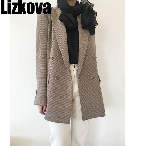 fall 2019 shrugs for women lanky sleeve jacket double-breasted plaid suit short slim coat, White;black
fall 2019 shrugs for women lanky sleeve jacket double-breasted plaid suit short slim coat, White;black