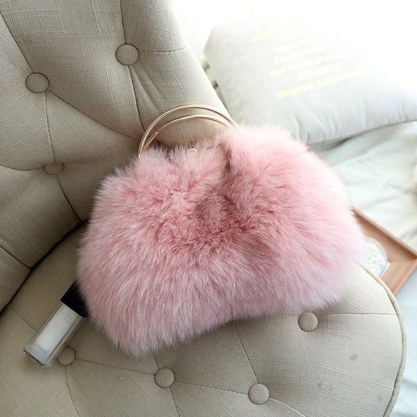 women fahsion real fur handbag pink color soft touch crossbody shoulder bag metal frame handle lady clutch purse
women fahsion real fur handbag pink color soft touch crossbody shoulder bag metal frame handle lady clutch purse