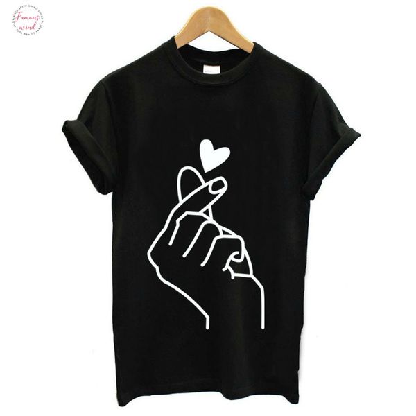 finger heart print t shirt women short sleeve o neck loose tshirt 2019 summer women tee shirt camisetas mujer, White
finger heart print t shirt women short sleeve o neck loose tshirt 2019 summer women tee shirt camisetas mujer, White