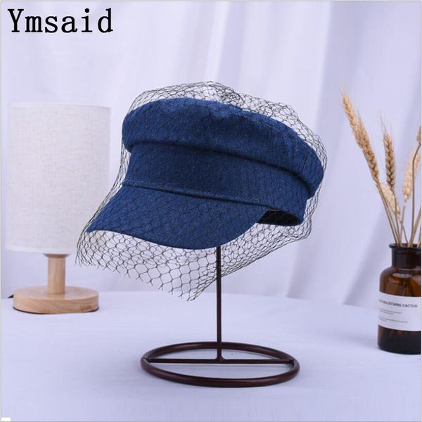 ymsaid 2019 spring/ autumn new cowboy lace female beret hat fashion in europe and the wind restoring ancient ways painter cap, Blue;gray
ymsaid 2019 spring/ autumn new cowboy lace female beret hat fashion in europe and the wind restoring ancient ways painter cap, Blue;gray
