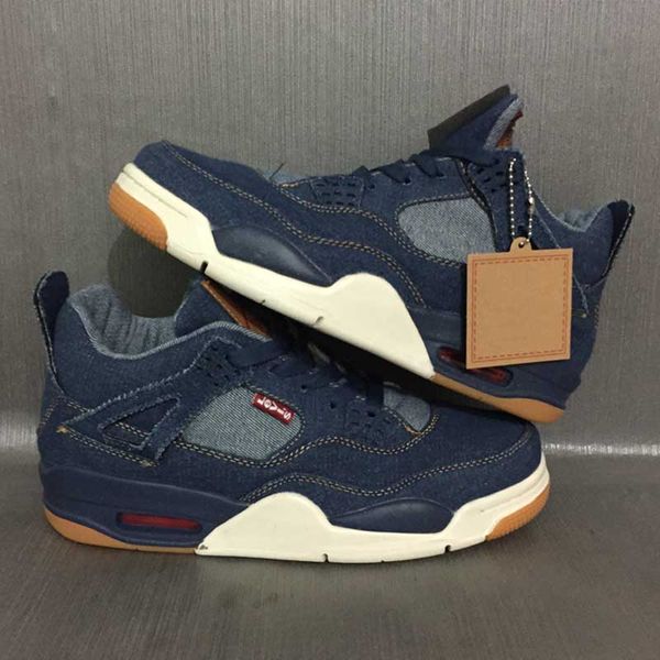 Новый Jumpman 4 4S Джинсовые LS Джинсы Трэвис Повседневная обувь Мужчины Синие джинсы п
Новый Jumpman 4 4S Джинсовые LS Джинсы Трэвис Повседневная обувь Мужчины Синие джинсы п