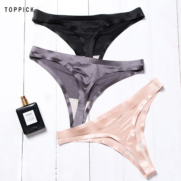 women's panties ice silk thong solid briefs seamless thongs women underwear for girls ladies panty soft g string tangas, Black;pink
women's panties ice silk thong solid briefs seamless thongs women underwear for girls ladies panty soft g string tangas, Black;pink