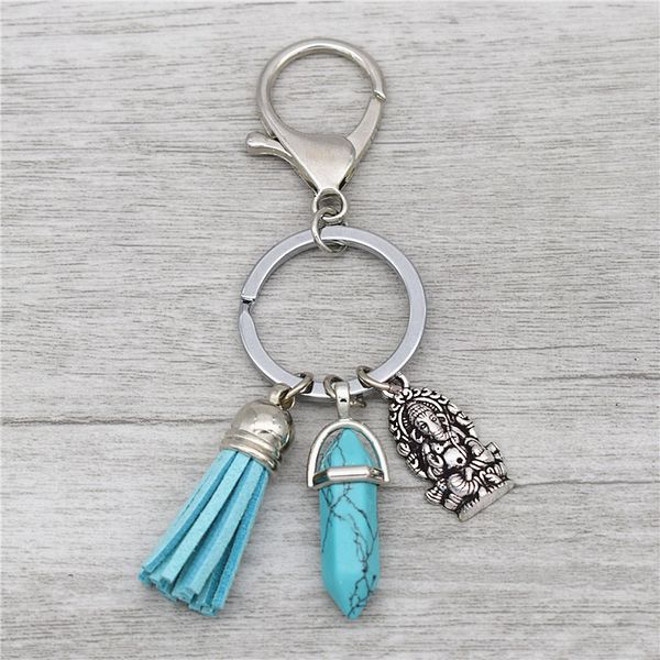 10pcs/lot wholesale natural stone ganesha buddha elephant pendant tassel women men jewelry gifts car key chain ring holder, Silver
10pcs/lot wholesale natural stone ganesha buddha elephant pendant tassel women men jewelry gifts car key chain ring holder, Silver