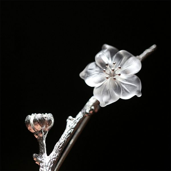 inature 925 sterling silver natural crystal flower brooches for women fashion jewelry accessories sh190721, Gray
inature 925 sterling silver natural crystal flower brooches for women fashion jewelry accessories sh190721, Gray
