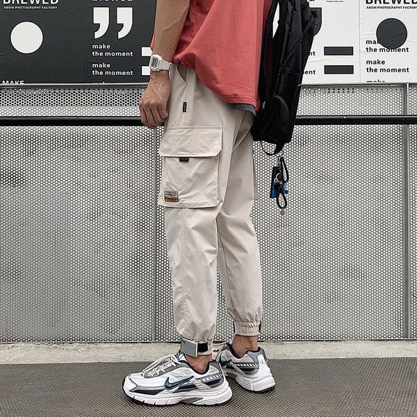 2020 pockets cargo pants men color patchwork casual jogger fashion tactical trousers tide harajuku streetwear, Black
2020 pockets cargo pants men color patchwork casual jogger fashion tactical trousers tide harajuku streetwear, Black