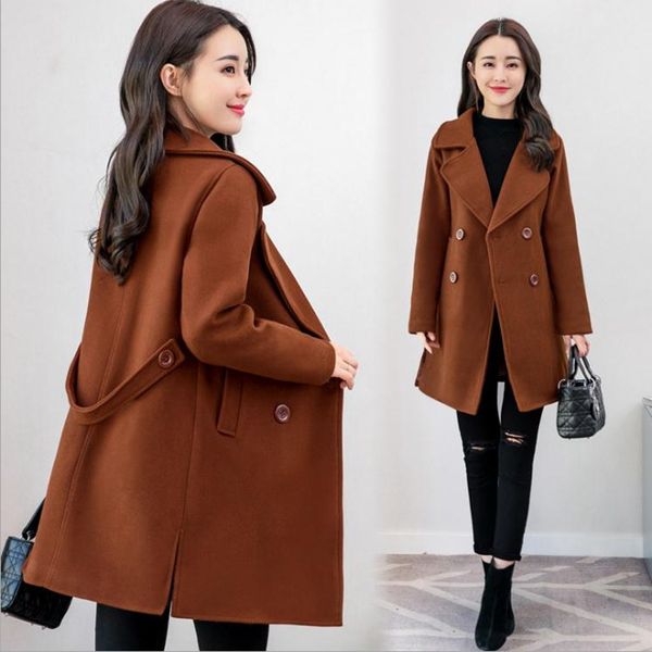 coat women casual long jacket female trench coat elegant slim women solid windbreaker trench for woolen hot, Tan;black
coat women casual long jacket female trench coat elegant slim women solid windbreaker trench for woolen hot, Tan;black