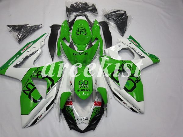new abs motorcycle full fairings kits fit for suzuki gsx-r1000 l2 k9 2009 -- 2016 09 10 11 12 13 14 15 16 body set green white
new abs motorcycle full fairings kits fit for suzuki gsx-r1000 l2 k9 2009 -- 2016 09 10 11 12 13 14 15 16 body set green white