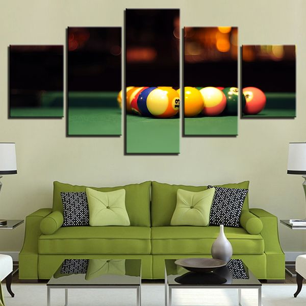hd canvas art painting for living room wall decor 5 pieces pool billiard table picture
hd canvas art painting for living room wall decor 5 pieces pool billiard table picture