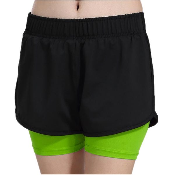 women's casual cotton running shorts yoga jogging anti-lighting pants fake two-piece training running sports gym shorts 0f#, White;black
women's casual cotton running shorts yoga jogging anti-lighting pants fake two-piece training running sports gym shorts 0f#, White;black