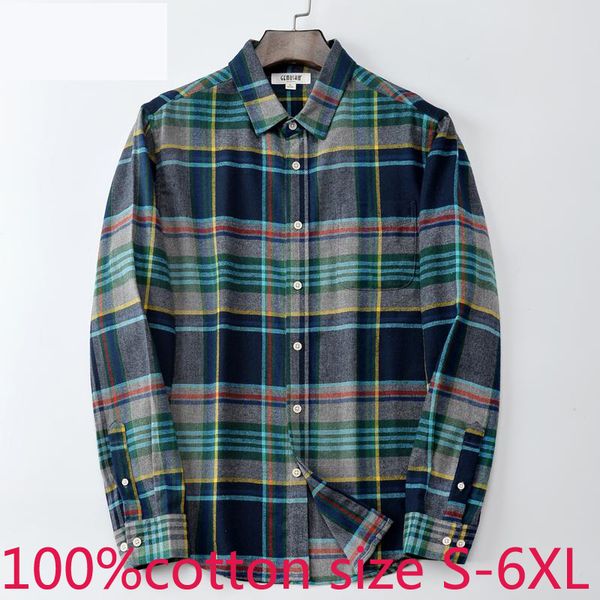new arrival men flannel casual shirts plaid fashion 100% cotton thick winter plus size s l xl 2xl 3xl 4xl 5xl 6xl, White;black
new arrival men flannel casual shirts plaid fashion 100% cotton thick winter plus size s l xl 2xl 3xl 4xl 5xl 6xl, White;black