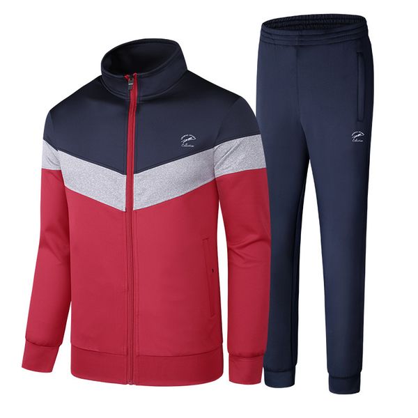 men sportswear tracksuits spring autumn men's casual stand collar jacket+pants 2pcs running sets male brand clothing sweatsuits, Black;blue
men sportswear tracksuits spring autumn men's casual stand collar jacket+pants 2pcs running sets male brand clothing sweatsuits, Black;blue