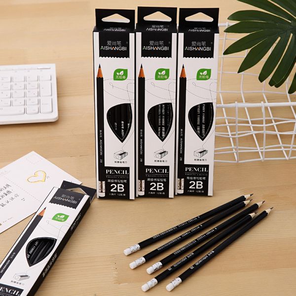 132pcs students writing pencil and eraser rubber head exam art painting sketch pencil safety log 2b hexagon bar wholesale
132pcs students writing pencil and eraser rubber head exam art painting sketch pencil safety log 2b hexagon bar wholesale