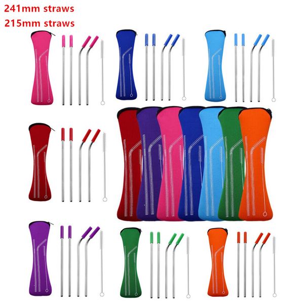 6x241mm straws portable silicone tip cover stainless steel straws straight bent drinking 30 20oz straws travel neoprene storage zipper bag
6x241mm straws portable silicone tip cover stainless steel straws straight bent drinking 30 20oz straws travel neoprene storage zipper bag