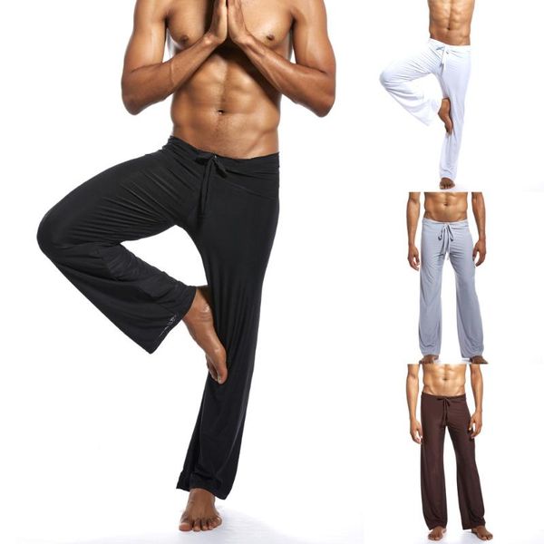 men's new fashion pure home pants yoga pants tie-up comfortable long trousers fitness sports workout joggers pantalon homme, Black
men's new fashion pure home pants yoga pants tie-up comfortable long trousers fitness sports workout joggers pantalon homme, Black