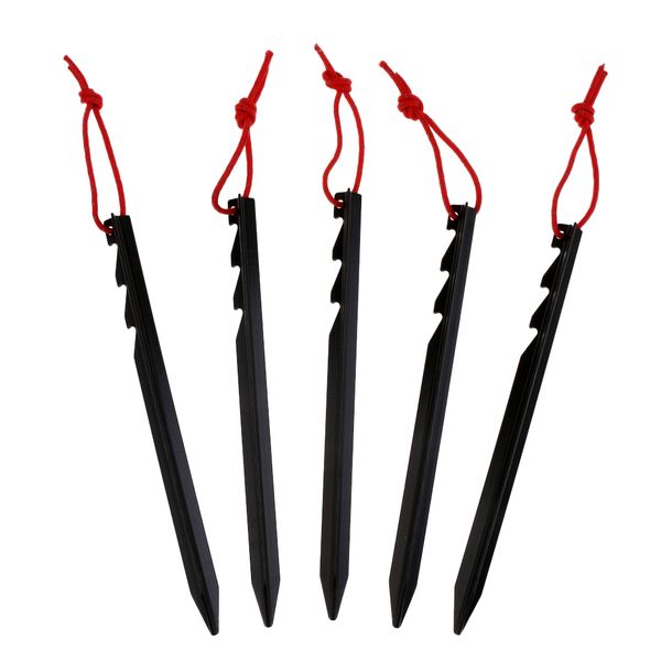 5 pieces lightweight aluminium alloy 7"/18cm outdoor camping awning canopy tarp tent pegs stakes ground nails survival tool - various c
5 pieces lightweight aluminium alloy 7"/18cm outdoor camping awning canopy tarp tent pegs stakes ground nails survival tool - various c
