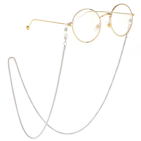 metal rope lanyard accessories accessories anti-slip chain hollow chain lengthened and thickened 2.4mm accessory glasses glasses, Blue
metal rope lanyard accessories accessories anti-slip chain hollow chain lengthened and thickened 2.4mm accessory glasses glasses, Blue