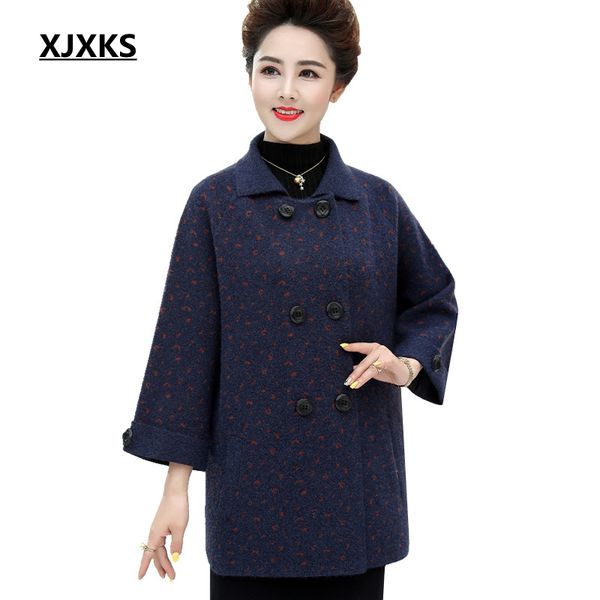 xjxks abrigos mujer invierno 2019 plus size coat elegant turndown collar double-breasted long women wool coats, Black
xjxks abrigos mujer invierno 2019 plus size coat elegant turndown collar double-breasted long women wool coats, Black