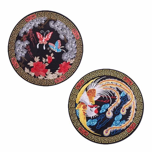 new chinese national style round flowers and birds large cloth stickers embroidery embroidery patch stickers clothing accessories fabric, Black
new chinese national style round flowers and birds large cloth stickers embroidery embroidery patch stickers clothing accessories fabric, Black