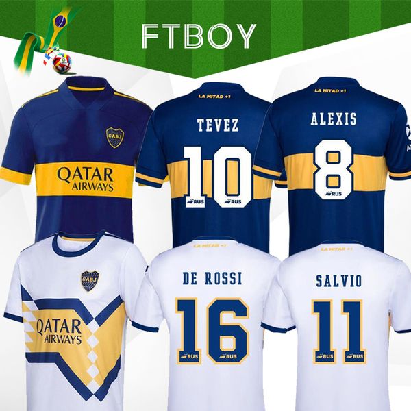 new 2020 2021 boca juniors soccer jersey home away 20 21 boca juniors tevez maradona moura abila reynoso de rossi jrs sports football shirt, Black;yellow