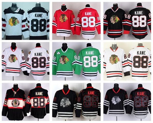 chicago blackhawks 88 patrick kane jersey sport ice hockey winter classic home red alternate white green black ice skull, Black;red
chicago blackhawks 88 patrick kane jersey sport ice hockey winter classic home red alternate white green black ice skull, Black;red