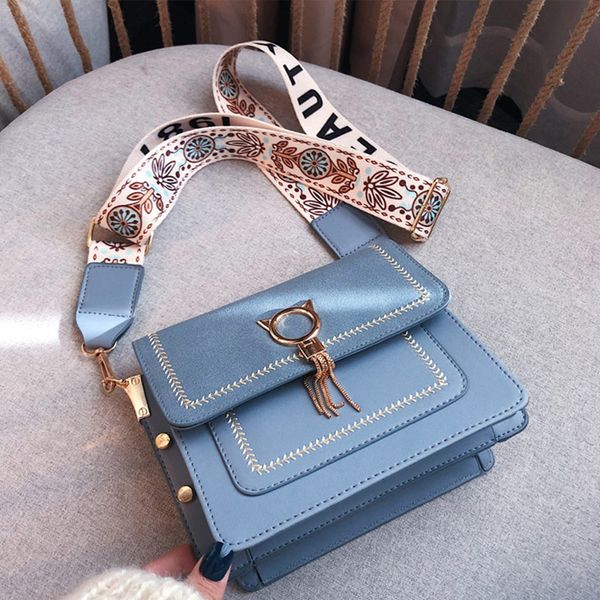 2020 new vintage pu leather shoulder bags bag fringe cat buckle women's handbags purses women crossbody bag
2020 new vintage pu leather shoulder bags bag fringe cat buckle women's handbags purses women crossbody bag