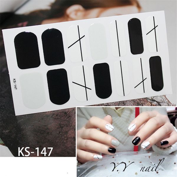 14 tips nail art full cover self adhesive stickers polish foil transfer tips wraps 3d waterproof nail stickers decals manicure, Black
14 tips nail art full cover self adhesive stickers polish foil transfer tips wraps 3d waterproof nail stickers decals manicure, Black