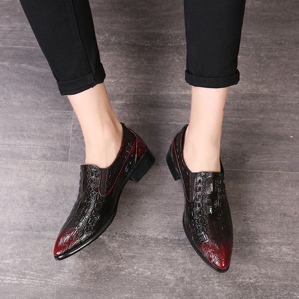 british-style mens dress shoes retro set foot pointed-toe crocodile pattern leather shoes large size mens foreign trade wholesale generation, Black
british-style mens dress shoes retro set foot pointed-toe crocodile pattern leather shoes large size mens foreign trade wholesale generation, Black