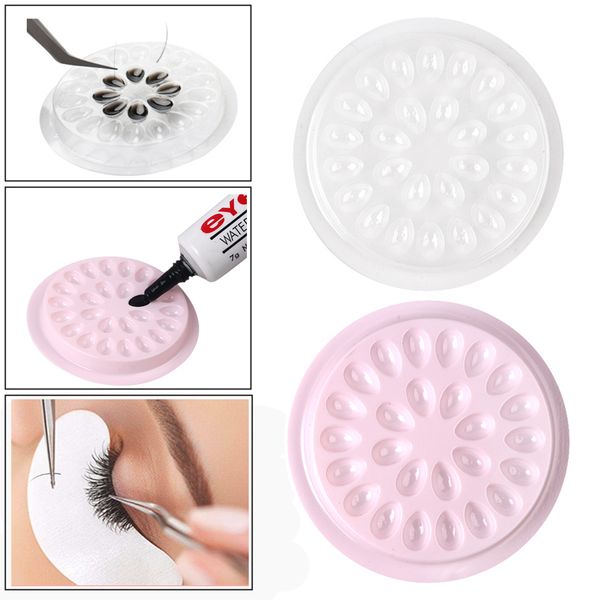 disposable flower shape transparent &pink eyelash glue holder convenient durable gasket pallet for eyelash extension makeup tool
disposable flower shape transparent &pink eyelash glue holder convenient durable gasket pallet for eyelash extension makeup tool