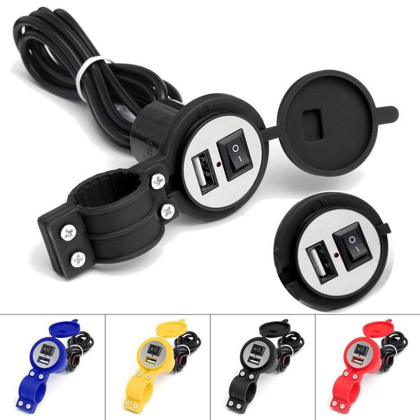 12v out 1.5a 5v waterproof usb charger mobile phone motorcycle car power plug socket with switch black red yellow blue
12v out 1.5a 5v waterproof usb charger mobile phone motorcycle car power plug socket with switch black red yellow blue