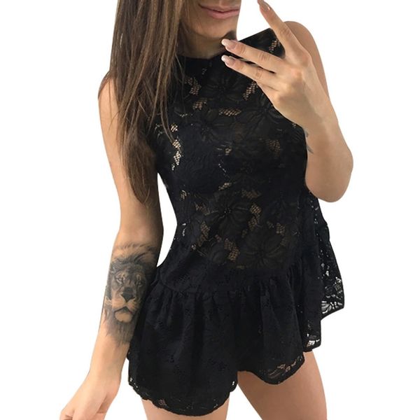 summer fashion women pure color sleeveless round collar lace jacket loose beach sexy#4m28, White
summer fashion women pure color sleeveless round collar lace jacket loose beach sexy#4m28, White