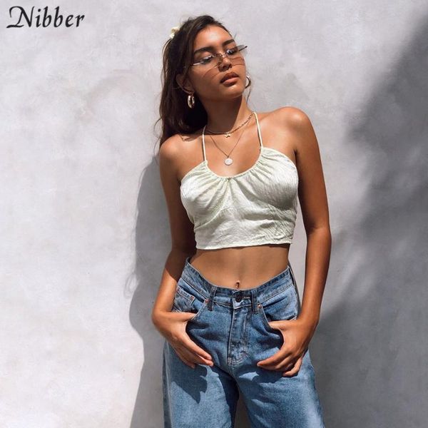 nibber elegant white silk camisole women crop fashion high street casual wear vest summer club party tank femme
nibber elegant white silk camisole women crop fashion high street casual wear vest summer club party tank femme