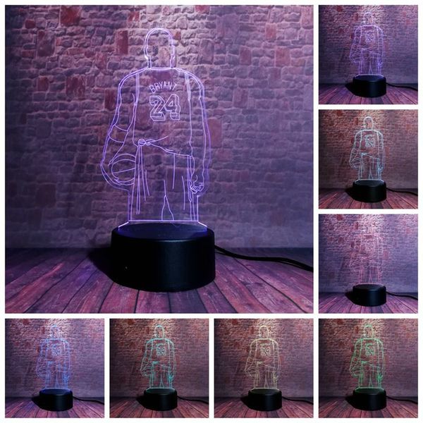 basketball kobe bryant figure 3d nightlight visual illusion led 7 colors changing flash light sporter laker bryant 24 model toys
basketball kobe bryant figure 3d nightlight visual illusion led 7 colors changing flash light sporter laker bryant 24 model toys
